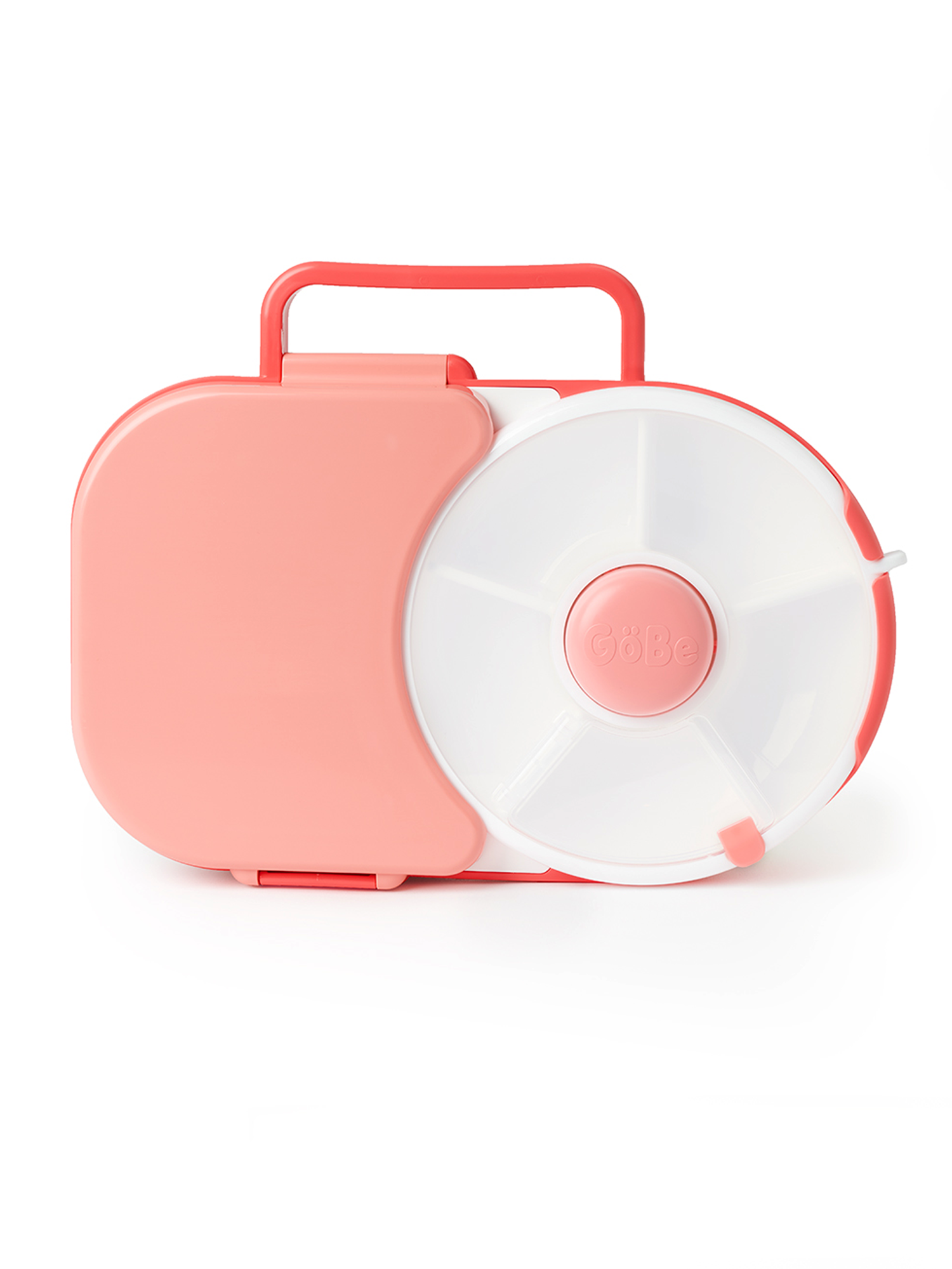 Gobe large snack and meal spinner lunch box - Watermelon Pink