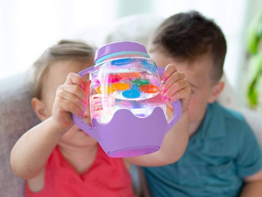 Glo Pals water activated play jar - purple