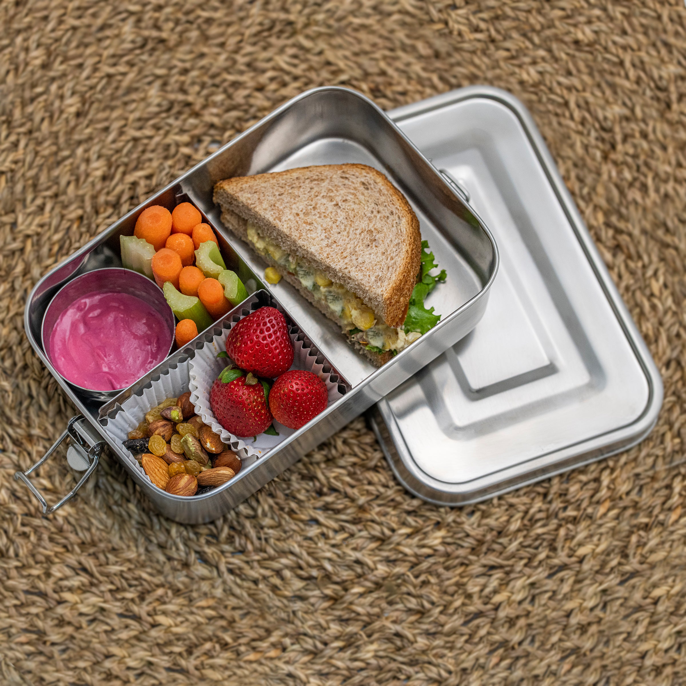 Large 3-Compartment Lunch Container