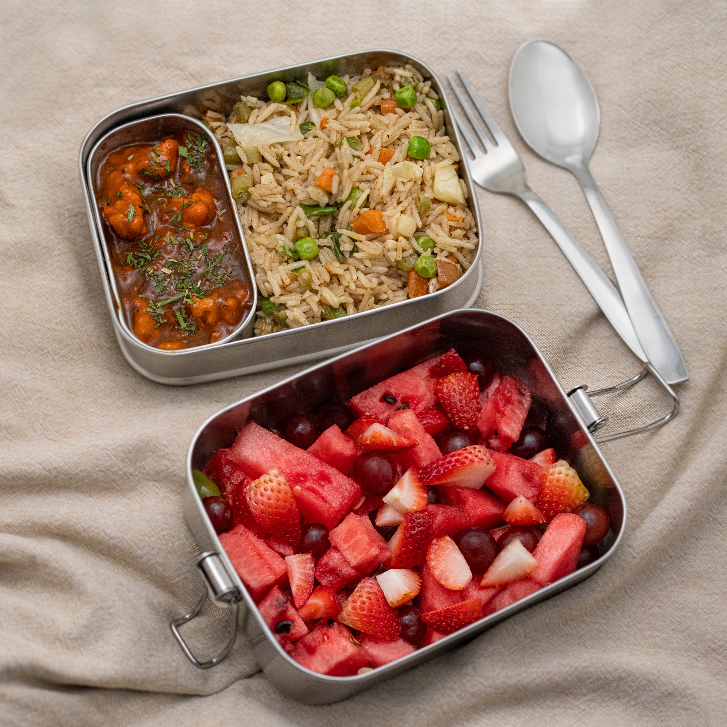 Advenure Print Double-Layered Lunch Container