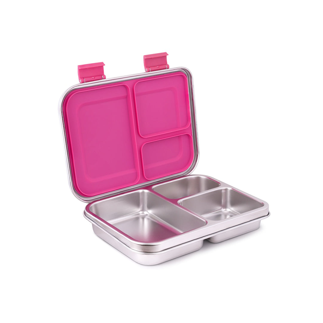 Bamboo Bark stainless steel lunchbox butterfly girls print