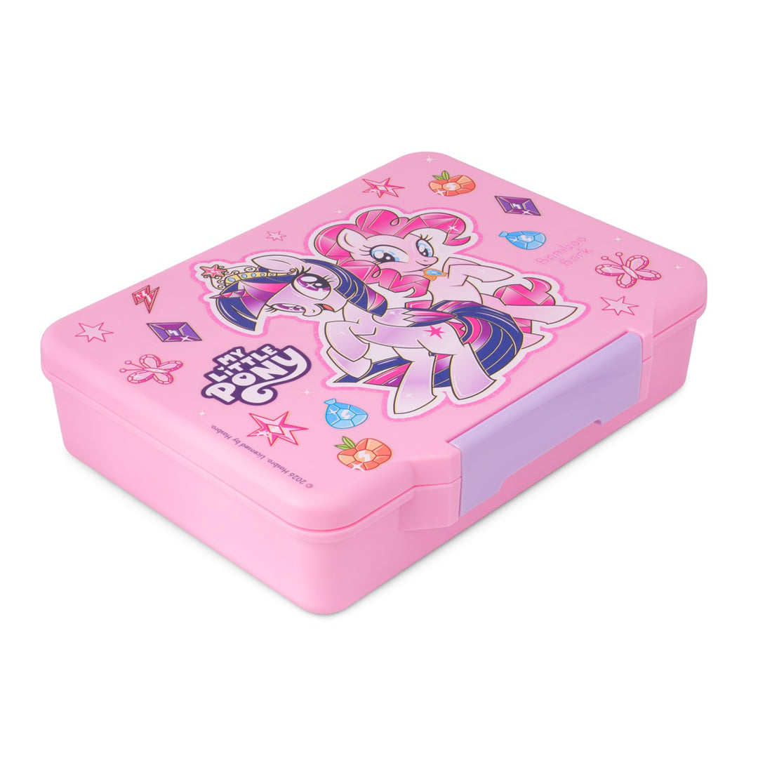 Bamboo Bark My Little Pony lunchbox 5 compartments girls unicorn pink