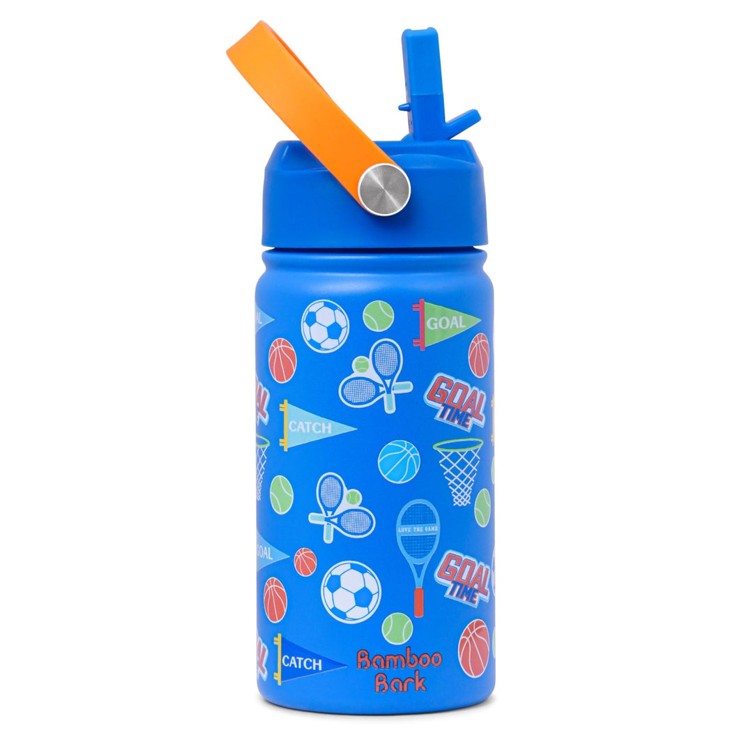 Bamboo Bark boys stainless steel Water Bottle sports 350 ml