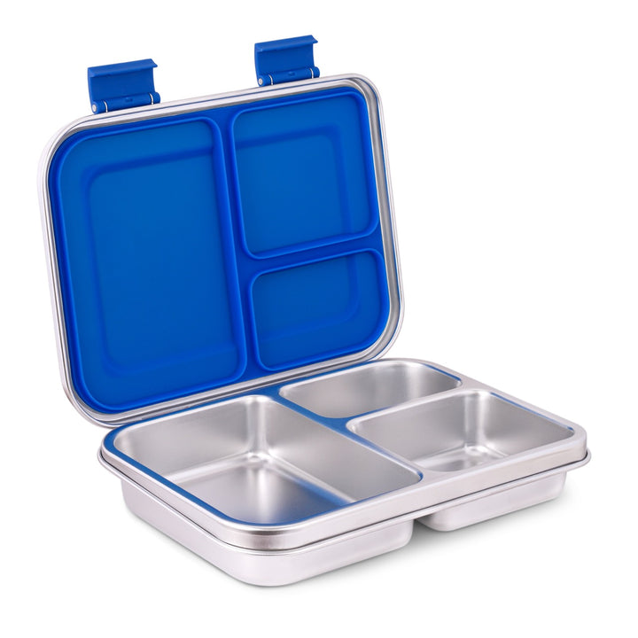 Bamboo Bark stainless steel lunchbox football boys print