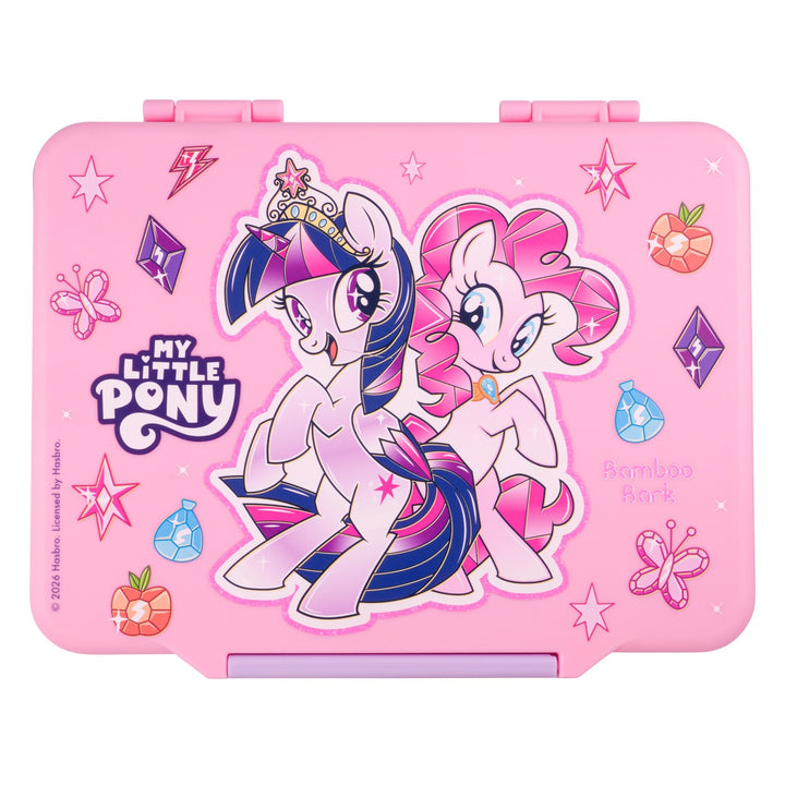 Bamboo Bark My Little Pony lunchbox 5 compartments girls unicorn pink