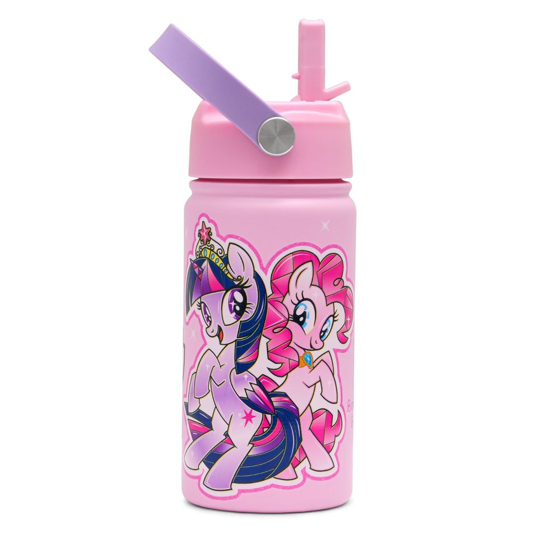 Bamboo Bark - girls stainless steel My Little Pony Water Bottle - 350 ml