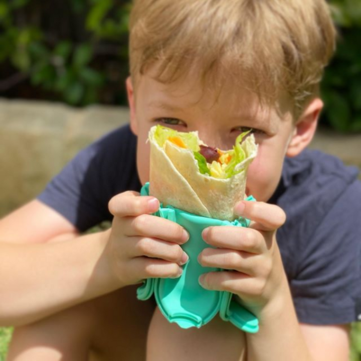 Reusable wrap holder