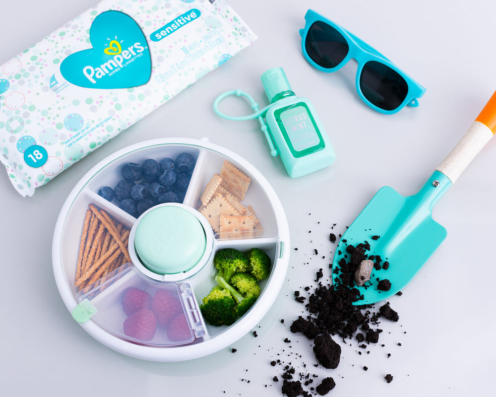 snack and meal spinner plate
