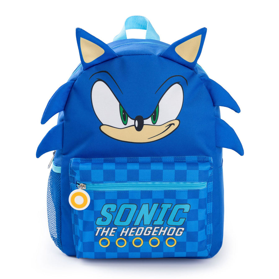 Unisex Kids Blue 3D novelty head Backpack / school bag
