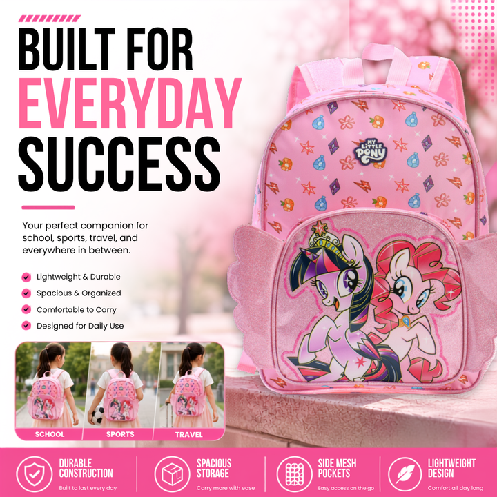 My Little Pony Pink Backpack - Licensed Product