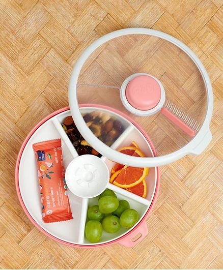 Coral Pink Meal Spinner Plate