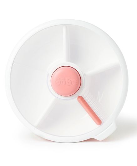 Coral Pink Meal Spinner Plate