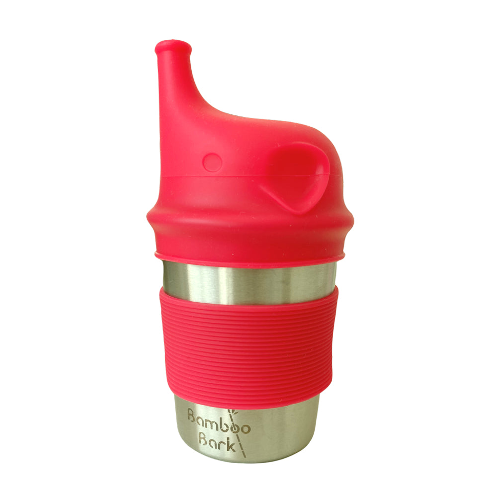 Stainless Steel Elephant Sippy Cup with silicone lid for Baby